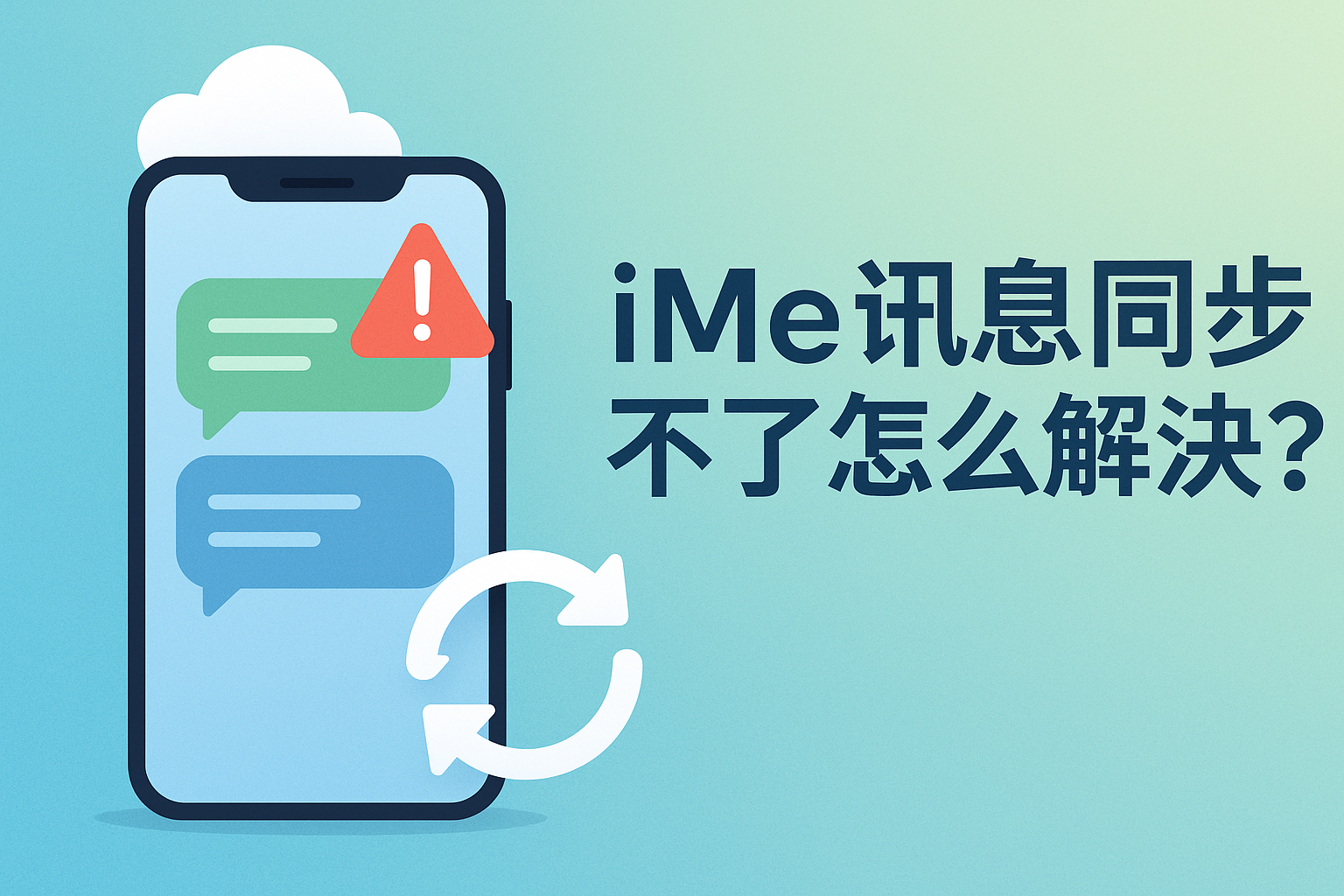 iMe聊天記錄無法同步？